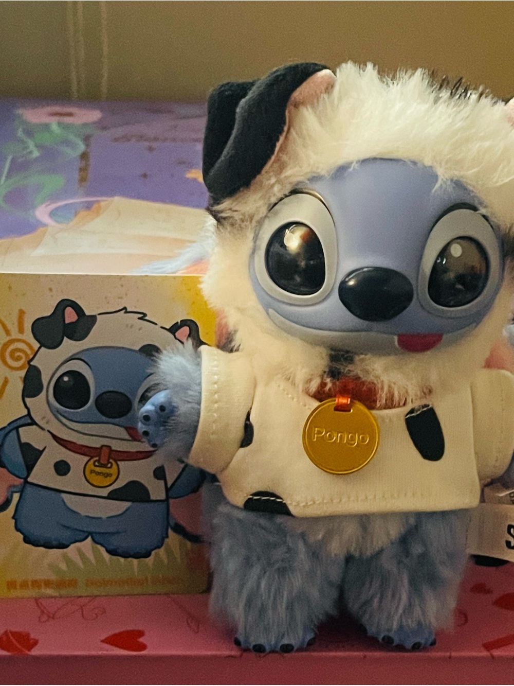 Stitch Cosplay Series – Pongo Plush Pendant w/ Card